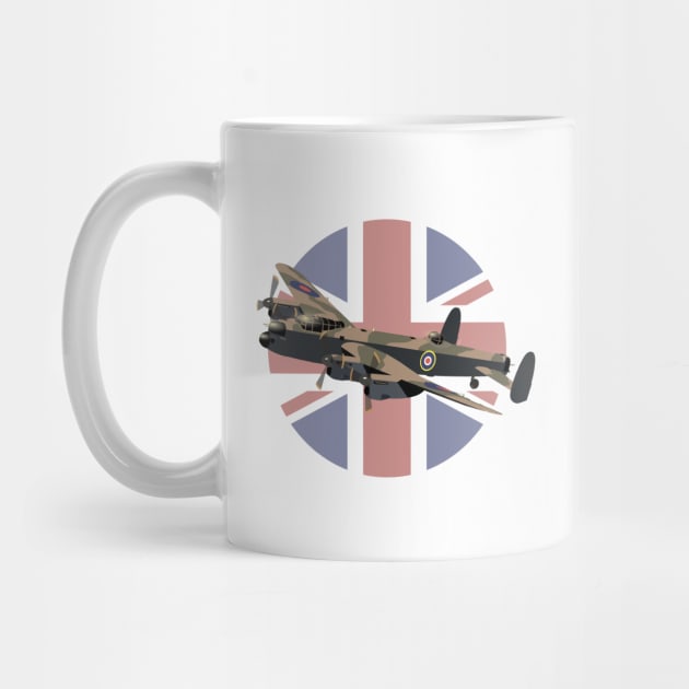 Lancaster British WW2 Airplane by NorseTech